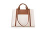 Vince Camuto Bolso Tote Mujer Polipiel Crema y Tostado 37x27x11 cm